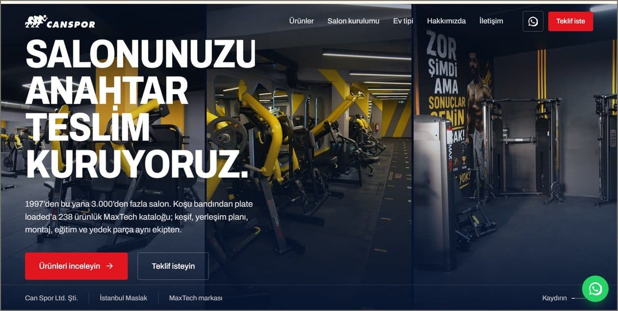 Can Spor — MaxTech — Nachher